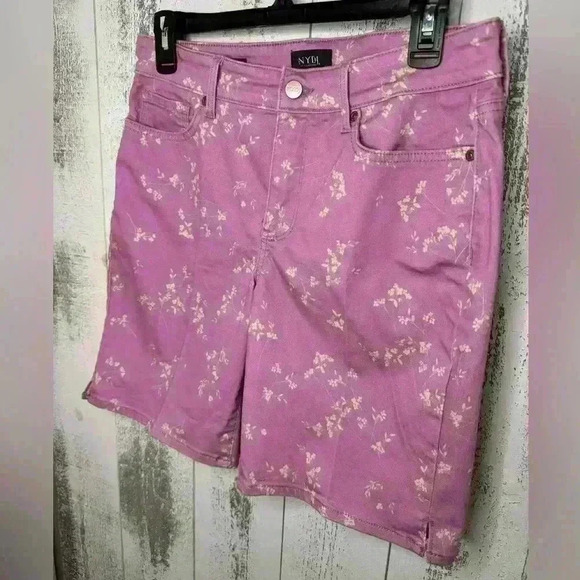 Ella Denim Shorts with Side Slits - Picture 7 of 8